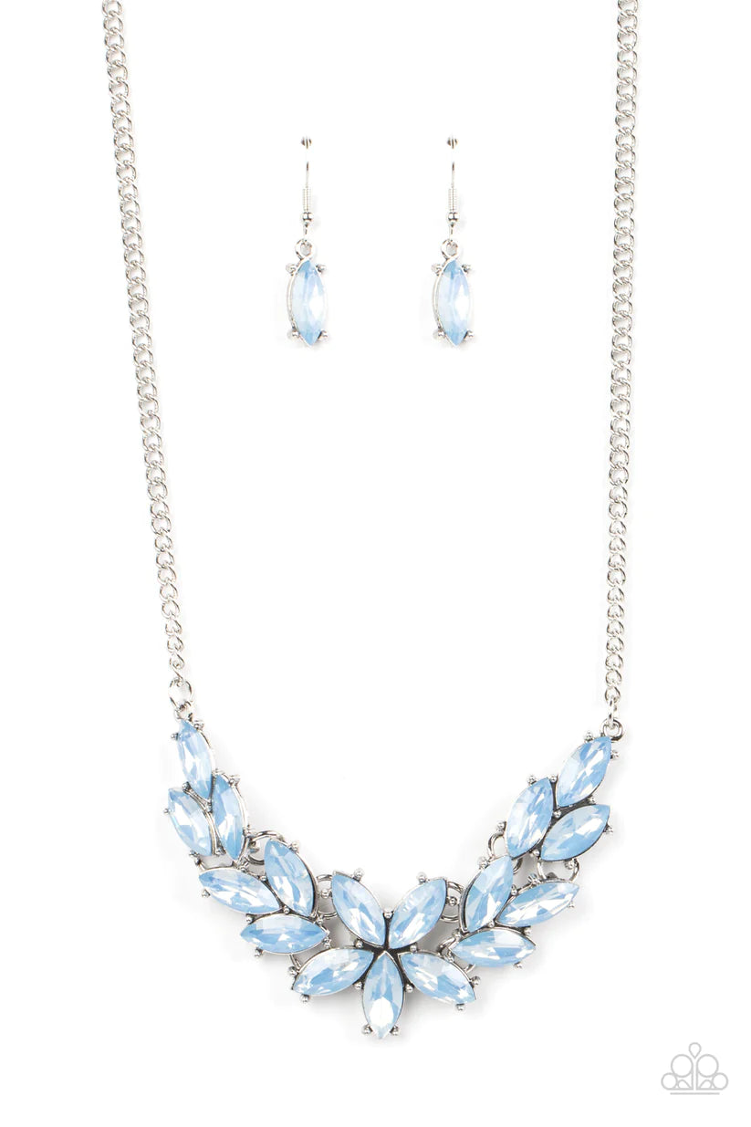 Ethereal Efflorescence Blue Necklace - 1C2