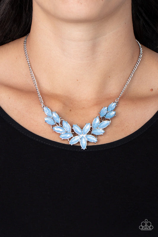 Ethereal Efflorescence Blue Necklace - 1C2